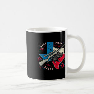 Boar Hunter Mens Here Piggy Vintag Texas Wild Hog Kaffeetasse