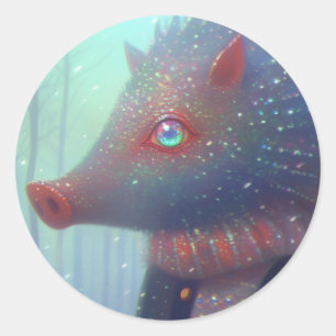 Boar Runder Aufkleber