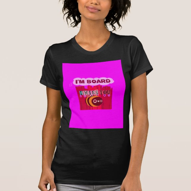 Board Bee Art Print T-Shirt (Vorderseite)