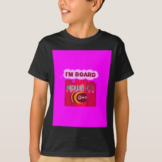 Board Bee Art Print T-Shirt (Vorderseite)