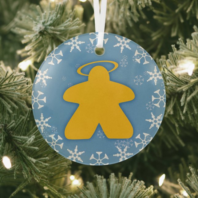 Board Game Angel Glass Ornament Aus Glas (InSitu)