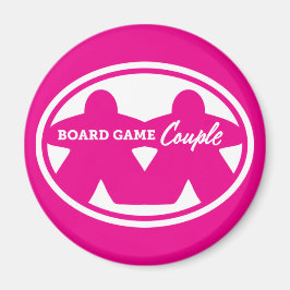 Board Game Couture White Frame Magnet
