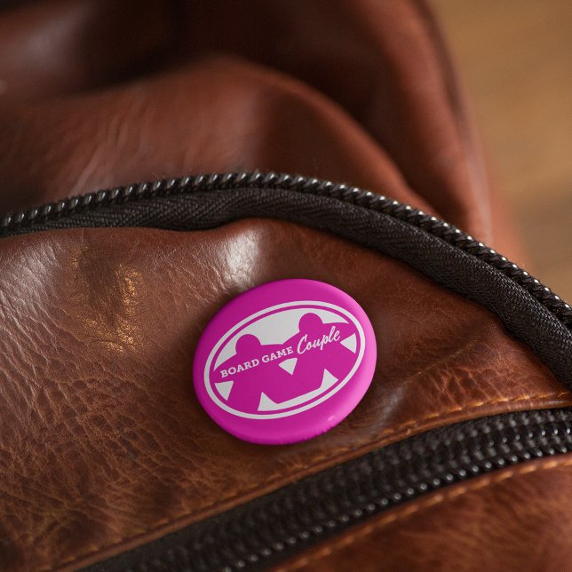 Board Game Pärchen White Frame Pin Button (Von Creator hochgeladen)