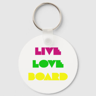 BoardChick Live Liebe Board Schlüsselanhänger