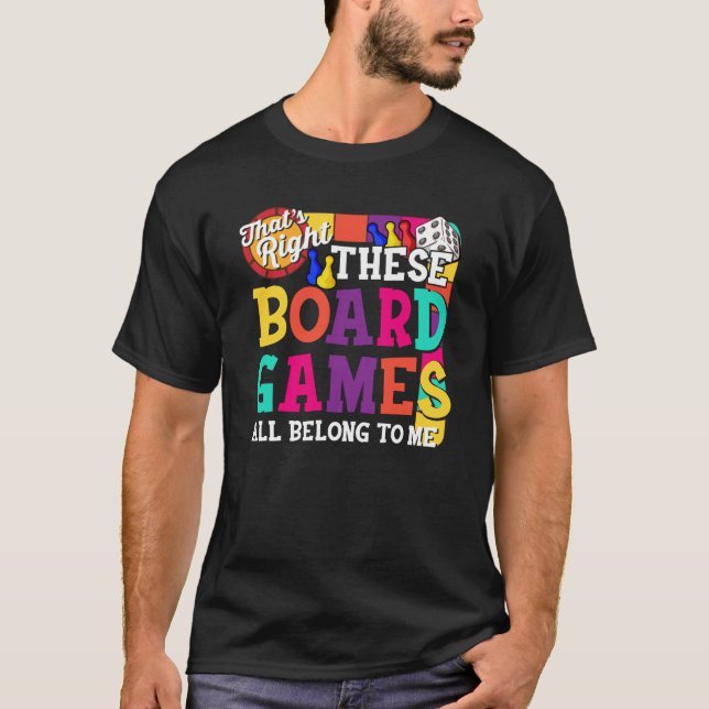 Boardgames Alles zu mir - Geschenk T-Shirt (Vorderseite)