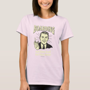 Boarding: Die halbe Rohre ist besser. T-Shirt