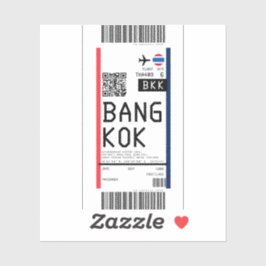Boarding nach Bangkok (BKK) Aufkleber