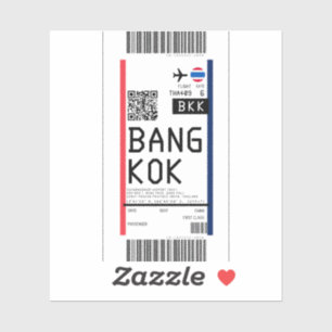 Boarding nach Bangkok (BKK) Aufkleber
