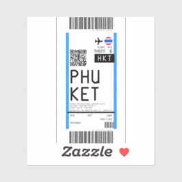 Boarding nach Phuket (HKT) Aufkleber