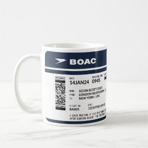 Boarding Pass 5000x1958 (blau) PJ1 Kaffeetasse