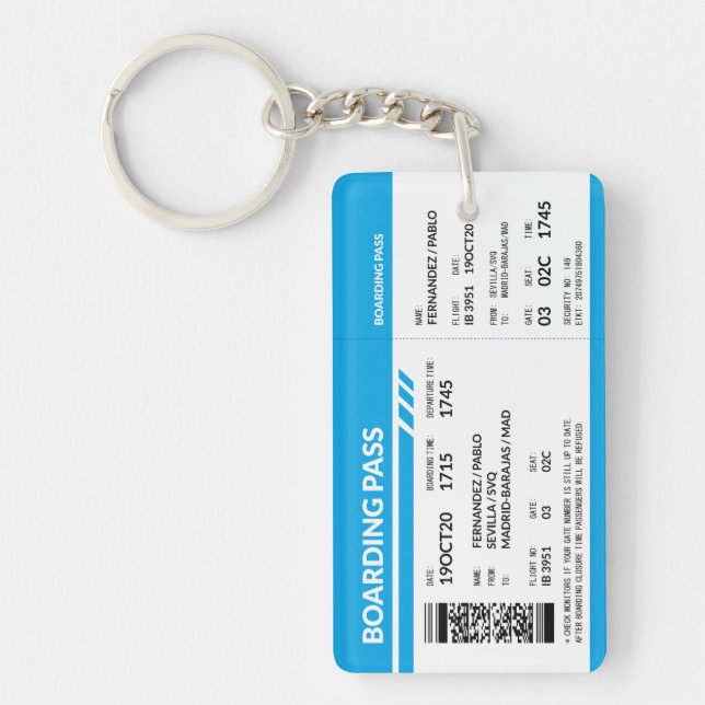 Boarding Pass (blue) (Devant)