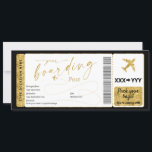 Boarding Pass Fake Airline Ticket<br><div class="desc">Dies ist die perfekte Art,  eine Überraschungsreise für jeden Anlass zu schenken!</div>