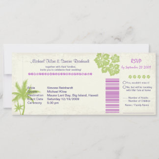 Boarding Pass Hochzeit Einladung und UAWG in einem