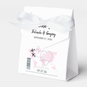Boarding-Pass-Hochzeit Geschenkschachtel