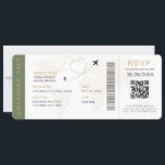 Boarding Pass Hochzeit in Urlaubsort QR-Code UAwg Einladung<br><div class="desc">Boarding Pass Hochzeit in Urlaubsort QR Code UAwg Einladung. Boho Neutral Beige Boarding passieren Hochzeitskarte Einladung mit einem Ziel Weltkarte,  Hochzeitpass,  Hochzeit in Urlaubsort,  Passport mit QR Code Rsvp Karte.</div>