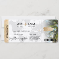 Boarding Pass Ticket  Puerto Rico