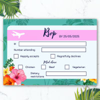 Boarding Pass Wedding Einladung Zielort
