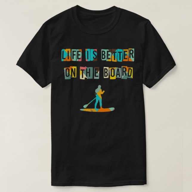 Boarding zum Aufsetzen T-Shirt (Design vorne)