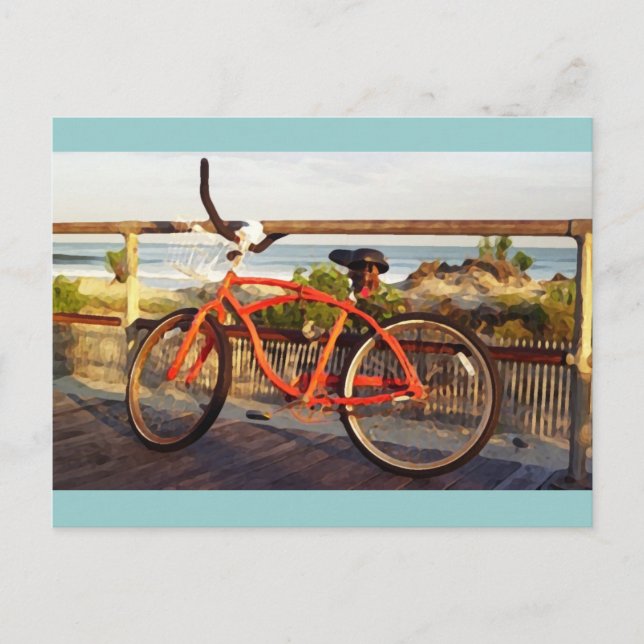 Boardwalk Bike Postkarte (Vorderseite)