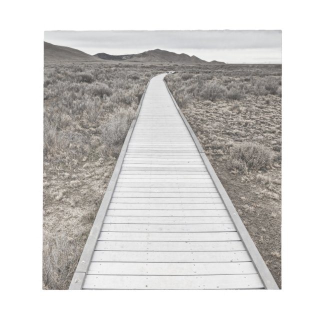 Boardwalk durch die Wüste Notizblock (Vorderseite)