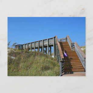 Boardwalk, Florida, Cape San Bur - Bild vom Strand Postkarte