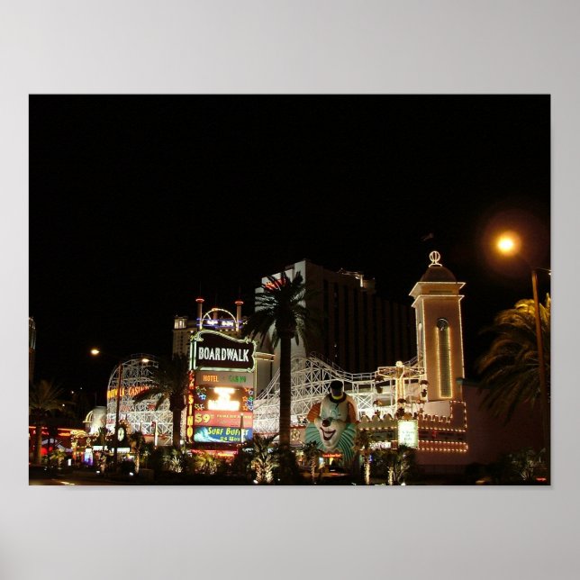 Boardwalk Las Vegas Poster Print (Vorne)