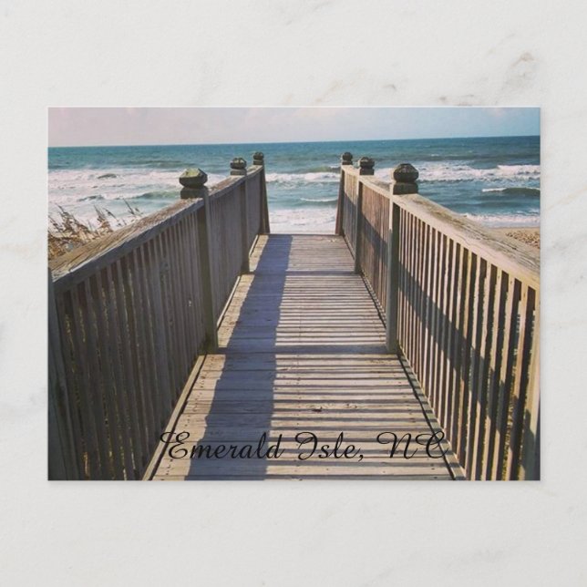 Boardwalk to the Beach Postcard Postkarte (Vorderseite)
