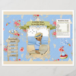 Boardwalk Victoriana Beach Summer Chip Bag Flyer