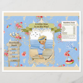 Boardwalk Victoriana Beach Summer Chip Bag Flyer