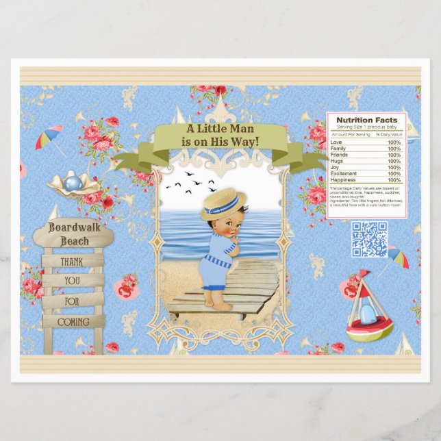 Boardwalk Victoriana Beach Summer Chip Bag Flyer (Vorne)