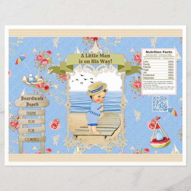 Boardwalk Victoriana Beach Summer Chip Bag Flyer (Vorne)