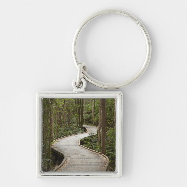Boardwalk zu Nelson Falls, Franklin - Gordon Schlüsselanhänger (Vorne)