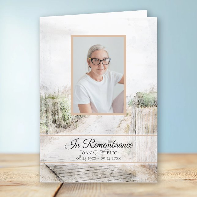 Boardwalk zum Beerdigungsservice am Strand geklapp Programm (Von Creator hochgeladen)