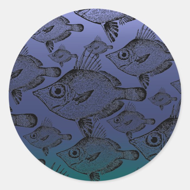 Boarenfisch - Aufkleber (Vorderseite)