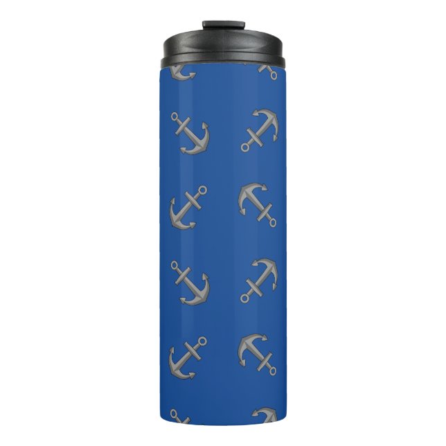 Boat Anchor Cartoon Thermosbecher (Vorderseite)