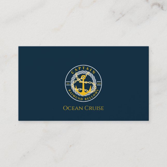 Boat Anchor Visitenkarte (Vorderseite)