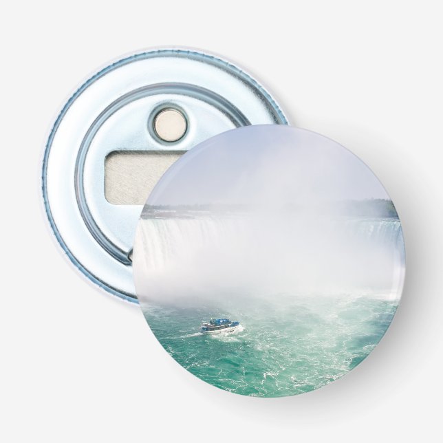 Boat and Horseshoe Falls from Niagara Falls Flaschenöffner (Vorderseite)