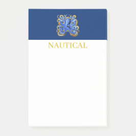 Boat Beach House Octopus Custom Post-it Klebezettel