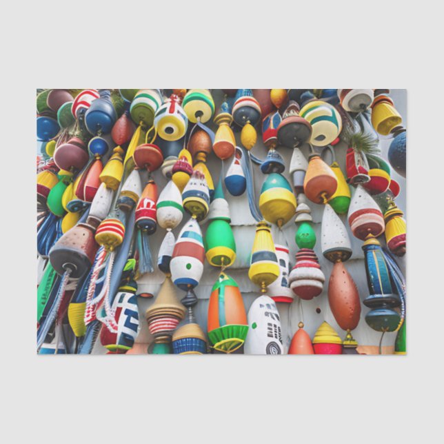 Boat Buoys Seidenpapier (Vorderseite)