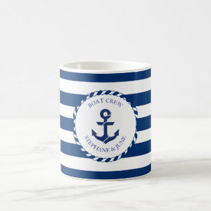 Boat crew love in kaffeetasse