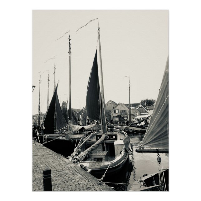 Boat, Harbor, Fishingboat  Poster (Vorderseite)