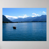Boat on Lake Geneva