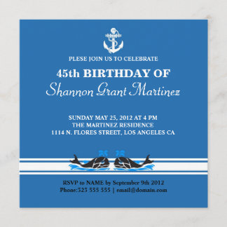 Boat Party Geburtstagseinladung Einladung