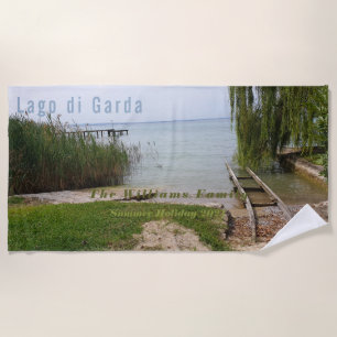 Boat Quay Lago di Garda Vacation Fotografie Strandtuch