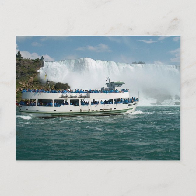 Boat Sail Lake Ontario Niagara Fluss Fallsview Spa Postkarte (Vorderseite)