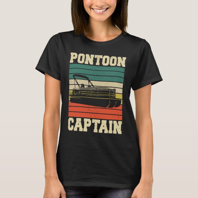 Boat Stuff Captain Funny Boating Lake Ship T-Shirt (Vorderseite)