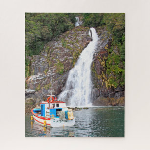 Boat & Wasserfall, Chile 520-pc