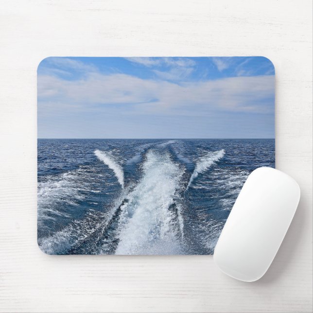 Boat Weck on Lake Michigan Mousepad (Mit Mouse)