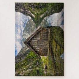 Boathouse im Obersee in den Alpen in Deutschland