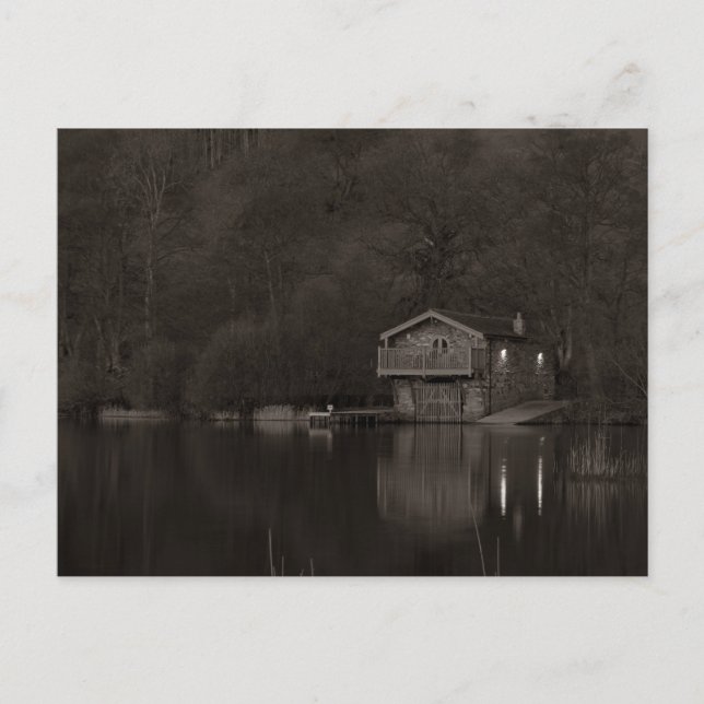 Boathouse Postkarte (Vorderseite)